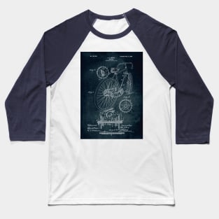 1897 - Bicycle patent Baseball T-Shirt